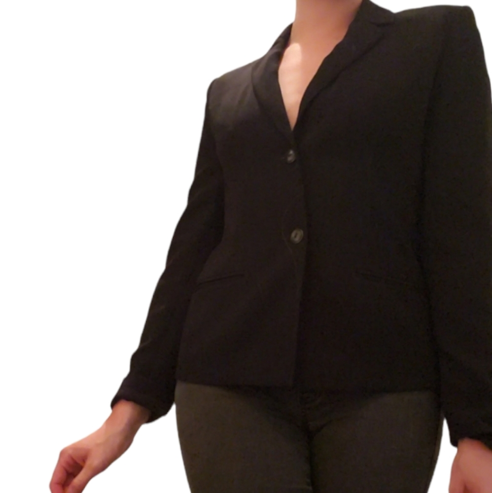Black suit jacket